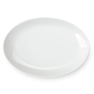 Medard De Noblat Fuente Oval 38 x 24 cm Porcelena Blanco