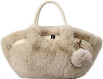 Generic Womens Plush Bags Fluffy Small Crossbody Bag Mini Tote Purses Plush Shoulder Handbag For Women(Color 03)