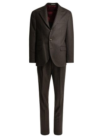 Brunello Cucinelli Brunello Cucinelli Formeller Nadelstreifenanzug