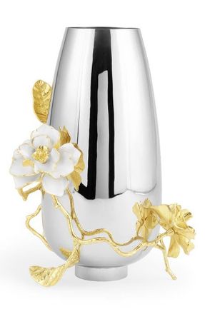 Michael Aram Gardenia Large Vase in Silver at Nordstrom