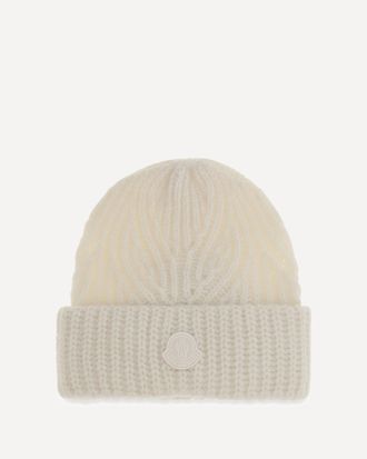 Moncler Alpaca-blend cable-knit Beanie Female UNI