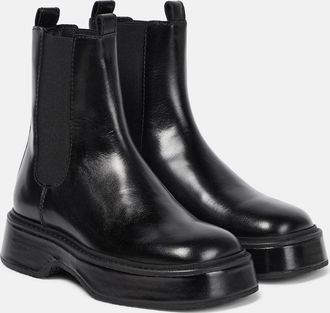 Ami Leather Chelsea boots