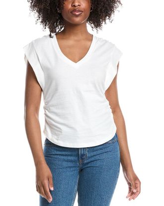 7 For All Mankind Ruched T-Shirt
