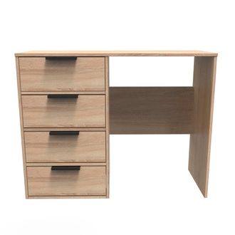 Welcome Furniture Helsinki Ready Assembled Dressing Table with 4 Drawers - Bardolino Oak - Welcome Furniture | TJ Hughes