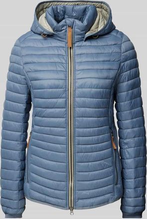 Camel Active Steppjacke mit Zweiwege-Reißverschluss in Hellblau, Größe 38