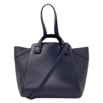 Loewe Pre-owned Handbag - Dames - Pre-owned - Blauw - Maat: ONE Size Leer
