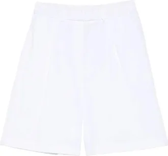 Via Masini 80 Korte Broeken, Dames, Wit, 2Xs, Katoen, Via Masini 80 Shorts