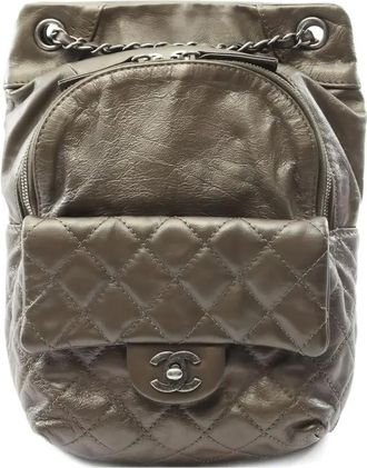 Chanel Zaino Matelassê 2015-2016 - Marrone