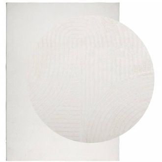 Berkfield Home Rug IZA Short Pile Scandinavian Look Cream 240x340 cm | Size: Medium