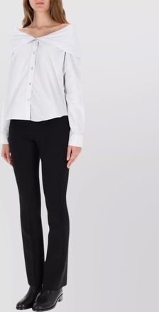 Our Legacy off-the-shoulder striped long sleeve top