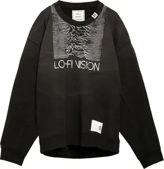 Miharayasuhiro draped sweatshirt - men - Cotton - 46 - Black