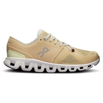 On Womens Cloud X 3 Shoes In Savannah/frost