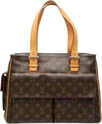Louis Vuitton Pre-owned Tote Bags, female, Brown, Size: ONE SIZE Pre-owned Multipli-Cite Tote Bag