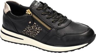 Remonte Schoenen, Dames, Zwart, 40 EU, Leer, D1G00-03 Sneaker
