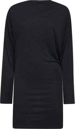 Jacquemus Overhemden, Dames, Zwart, M, Mistral Jurk