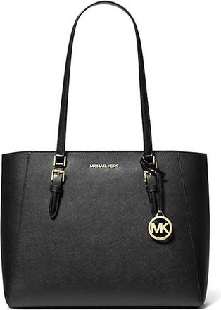 Michael Kors Womens Tote Black 88.coated Canvas Polyester Tote-bags