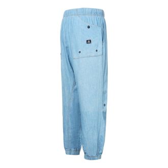 Converse Elevated Woven Chambray Jogger Blue 10025436-A01