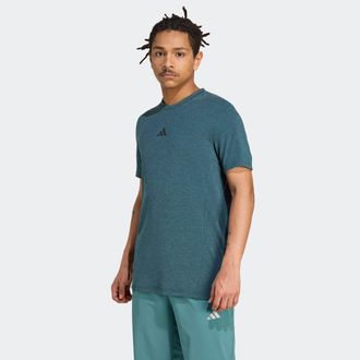 adidas T-Shirt ADIDAS PERFORMANCE D4T TEE, Herren, Gr. XXL, aurora ivy, Obermaterial: 81% Polyester, 14% Lyocell, 5% Elasthan, Rundhals, Shirts T-Shirt