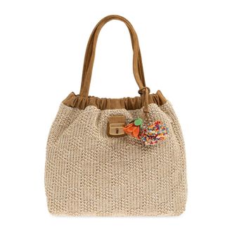 Marc Jacobs The Summer Woven Cristina Tote - female - Marc Jacobs - Shopping Bags - Beige - ONE SIZE - Bags