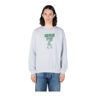 Gimme Five Soldier Sweatshirt - male - Gimme Five - Sweatshirts - Gray - XL - Sweatshirts & Hoodies
