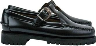 Sebago Aurora Lug - Dames - Loafers - Zwart - 38 EU - Schoenen