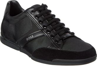 HUGO BOSS Saturn Canvas & Leather Sneaker