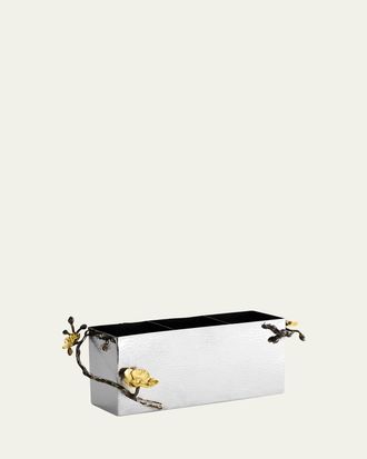 Michael Aram Gold Orchid Cutlery Caddy
