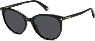Polaroid Zonnebril - Dames - Zonnebrillen - Zwart - 55 MM - Accessoires