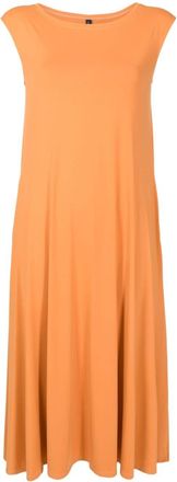 Lygia & Nanny Tie round-neck midi dress - women - Polyamide/Elastane - 44 - Yellow