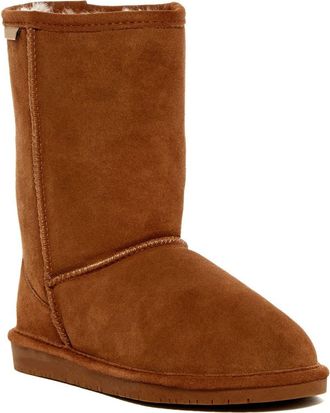 Bearpaw Emma Short Genuine Sheepskin Lined Boot in Hickory Ii at Nordstrom Rack, Size 10