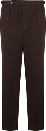 HUGO BOSS H-Perino-PLDTLWG-263 Broeken - Heren - Nette broeken - Bruin - 2XL - Katoen - Broeken