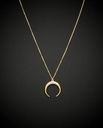 Italian Gold, Inc 14K Italian Gold Crescent Moon Necklace