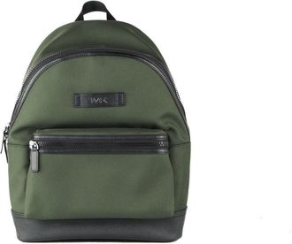 Michael Kors Sporty Canvas Shoulder Backpack with Multiple Pockets