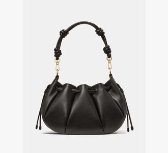 Kate Spade New York Womens Pinch Crossbody Bag in Black | Smooth Leather