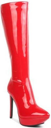 Rag & Co. Chatton Platform Knee High Boot in Red at Nordstrom Rack, Size 5