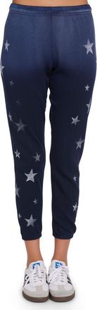 Lauren Moshi Alana Vintage Stars Sweatpants in Navy Ombre at Nordstrom, Size Medium