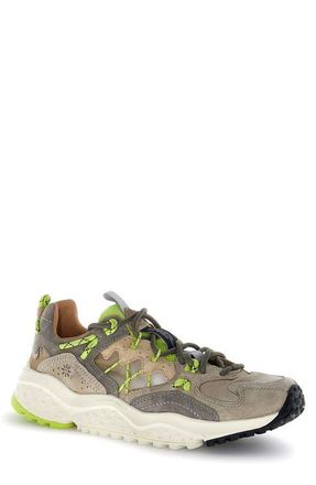 Flower Mountain Yamabushi Sneaker in Taupe Lime at Nordstrom, Size 11.5Us