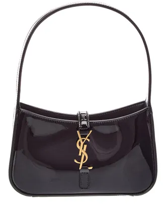 Saint Laurent Le 5 A 7 Mini Patent Hobo Bag