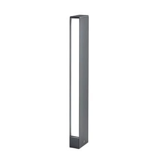 Zafferano Baliza exterior zafferano aluminio gris oscuro 14w 3000k ip54 60,5 cm