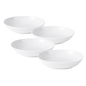 Royal Doulton Gordon Ramsay Maze White Pasta Bowl 9.4in, Set of 4