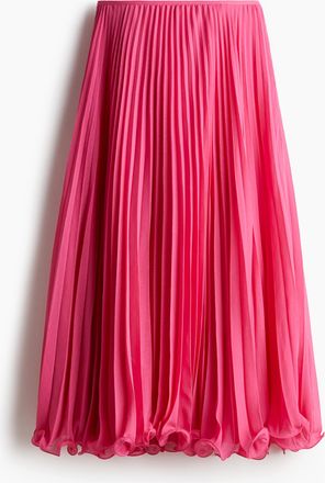 H&M Zarter Faltenjupe - Pink