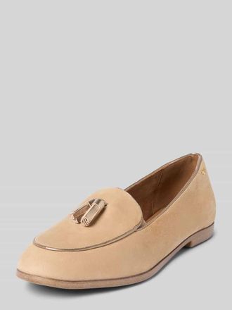 Tamaris Tamaris Lederloafer mit Applikation in Camel, Gr&ouml;&szlig;e 40