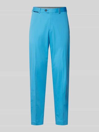 Hiltl Hiltl Slim Fit Hose mit B&uuml;gelfalten Modell PEAKER in Aqua, Gr&ouml;&szlig;e 27