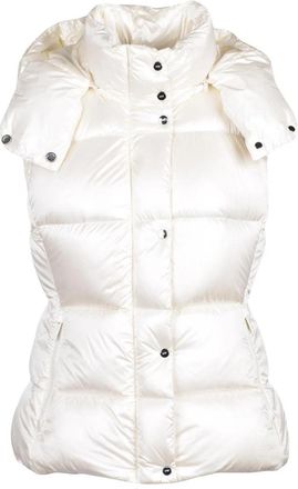 Add Lightweight Down Vest With High Collar And Detachable Hood