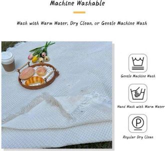 OEM Manta De Picnic - Cesta De Picnic - Manta De Picnic Para Interior/exterior - Port&aacute;til Y Plegable - Alfombra Grande Ideal Para Excursiones A La Playa, 