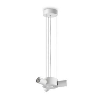 Netlighting Set Up Multi Arm Pendant Ceiling Light White 3x E27