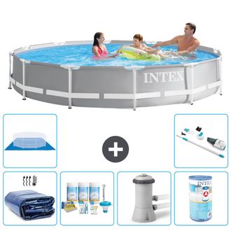 Intex Piscina Prism Frame Redonda - 366x76 Cm - 7-piezas S31956