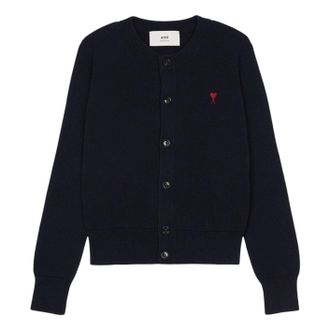 Ami (WMNS) AMI Army Cardigan Navy FKC361-001-414