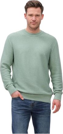 HUGO BOSS Truien & Vesten, Heren, Groen, 2Xl, Katoen, H-Imberto Gebreide Trui