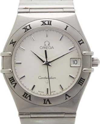 Omega Pre-owned Watches, male, White, Size: ONE SIZE Pre-owned Vintage Wristwatch